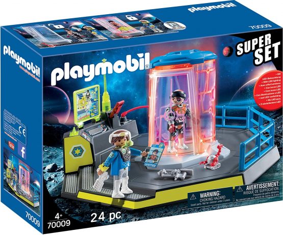 Playmobil 70009 Super Set Galaxy Police Rangers Prison Cell with LED Lights