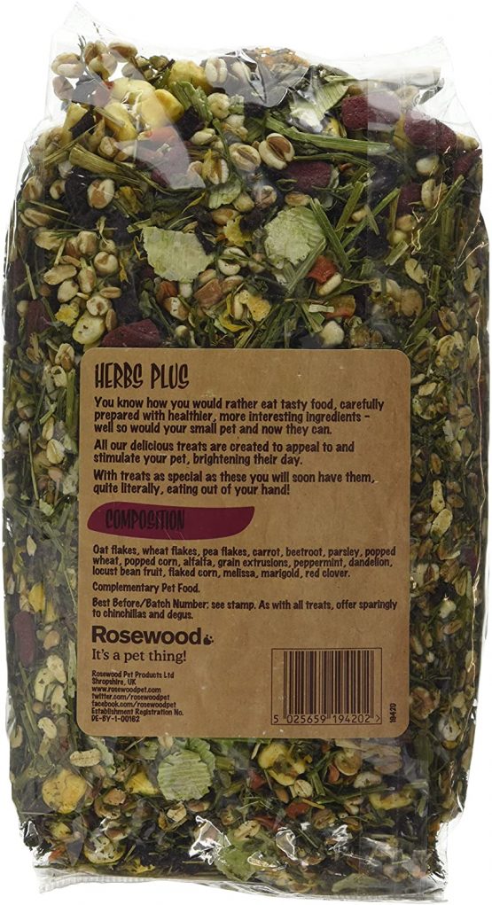 Rosewood Boredom Breaker Natural Treat Herbs Plus, 500g - Image 2