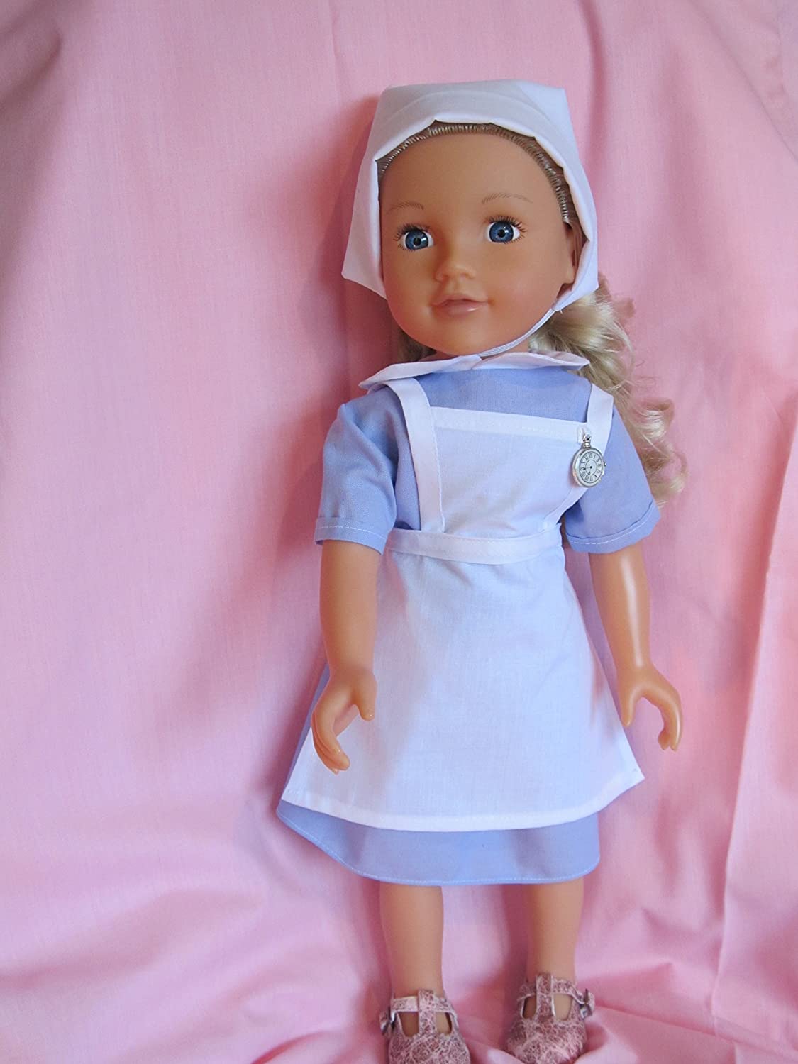 Dollies Boutique Nurse Uniform for 18″ dolls like Designafriend; Sindy