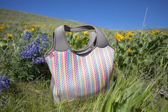 Built 5157680 Ny Essential Neoprene Candy Dot Tote, Fabric - Image 4