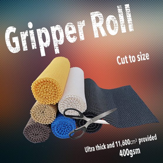 DIY Doctor - 2x Anti Slip Gripper Rolls - 11,600 cm2 in total - Ultimate Extra Thick 400gsm - Non Slip Rubber Matting - Shelf Drawer Liner - Multiple Uses - Image 3