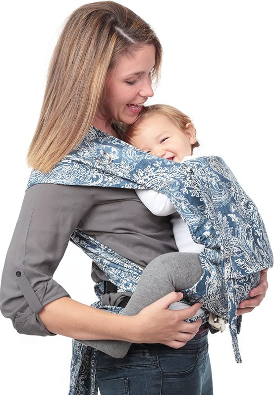 Amarsupiel Evolutionary Mei Tai Baby Carrier | Carrying Front and Back | Mei Tai Adjustable | Ergo | 100% Organic Cotton Fabric | Made in EU | Oekotex Safe Textile, Mint - Image 4