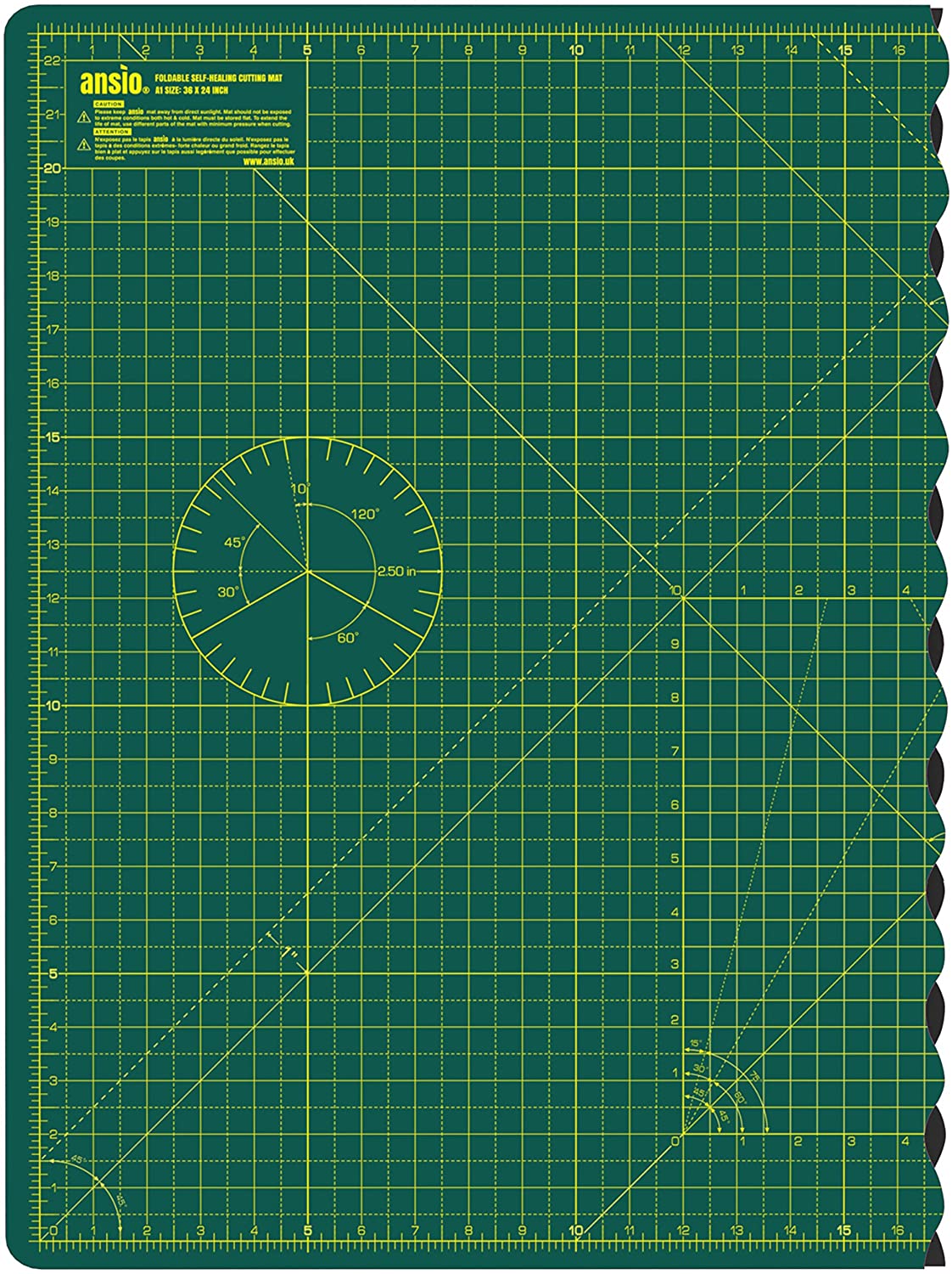 ANSIO Craft Cutting mat A1 Self Healing Foldable Cutting Mat Quilting