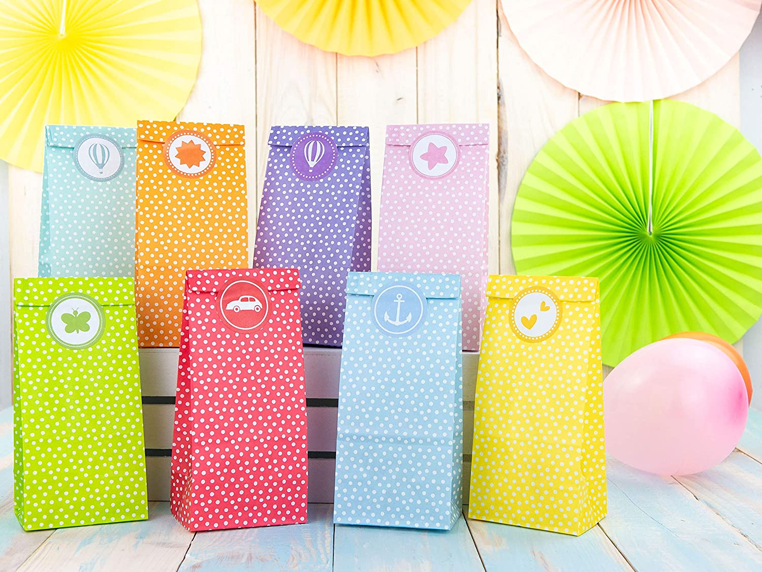 Papierdrachen 24 gift bags for birthdays - fill them and give them as presents - a little thank you to your guests - Image 4