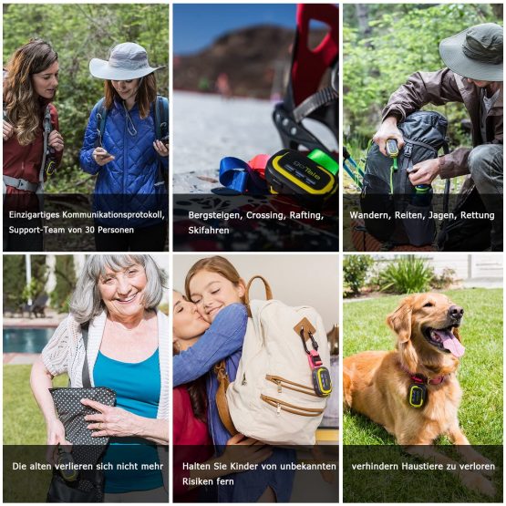 goTele GPS Tracker Hiking Hunting Off-grid GPS Children and Pets Trackers No Monthly Fee No Required Network Real Time Tracking Device Outdoor Survival Tracking Gear - Image 4