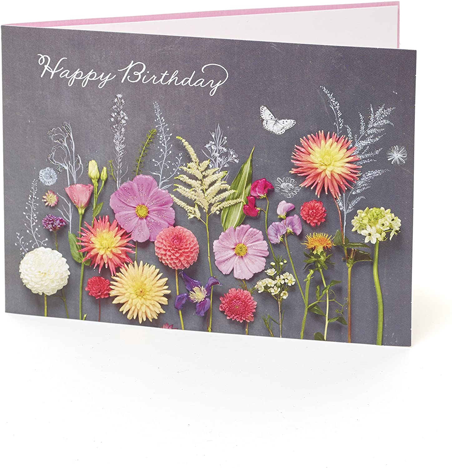 UK Greetings, Pink and Purple, 178mm x 127mm