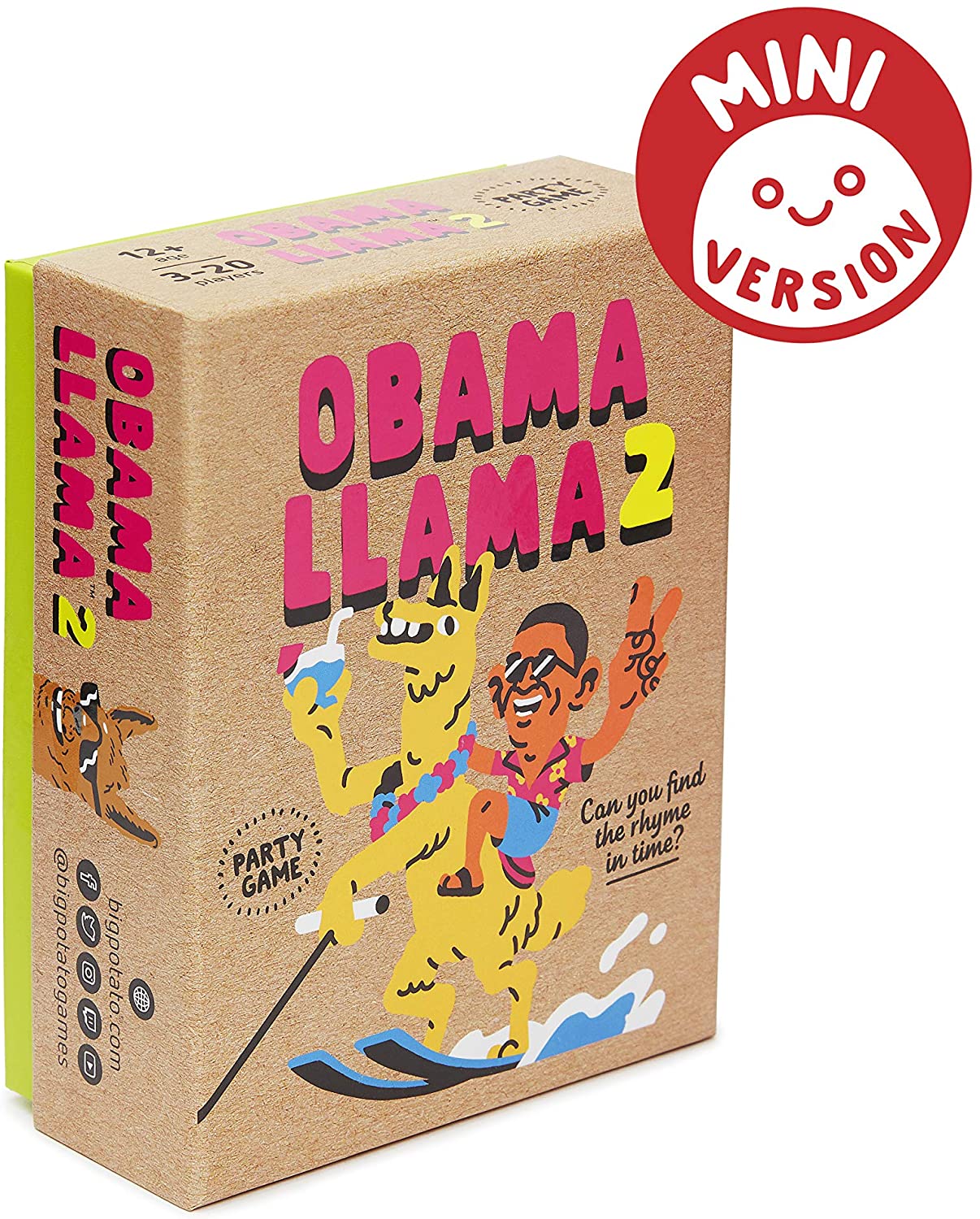 Mini Obama Llama 2: The Family Travel Game with the Strange-Sounding Name, Multicolor, Large