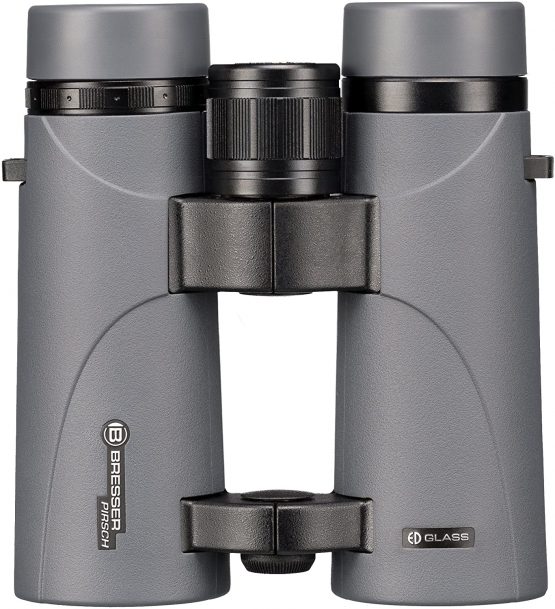 Bresser Pirsch ED 8x42 Waterproof Binoculars with Phase Coating - Grey - Image 3