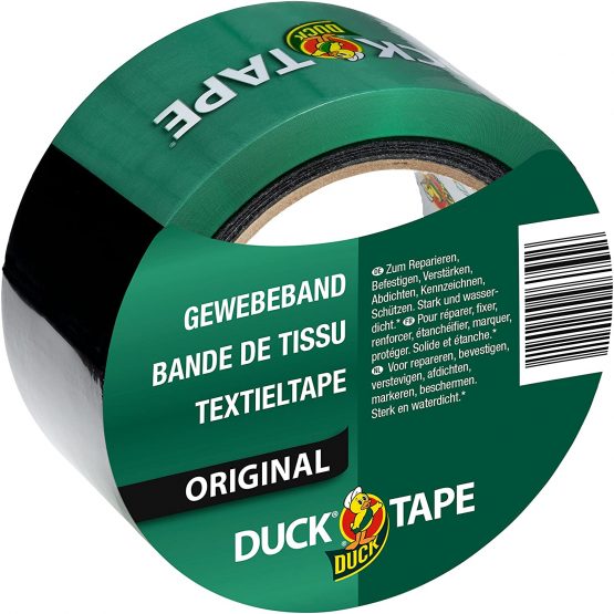 Duck Original Cloth Tape 50mm x 25m Black