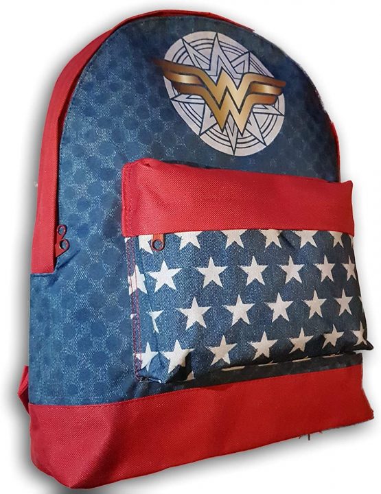 DC Comics Wonder Woman Backpack, School Bag Denim Effect Print 42cm. - Image 2