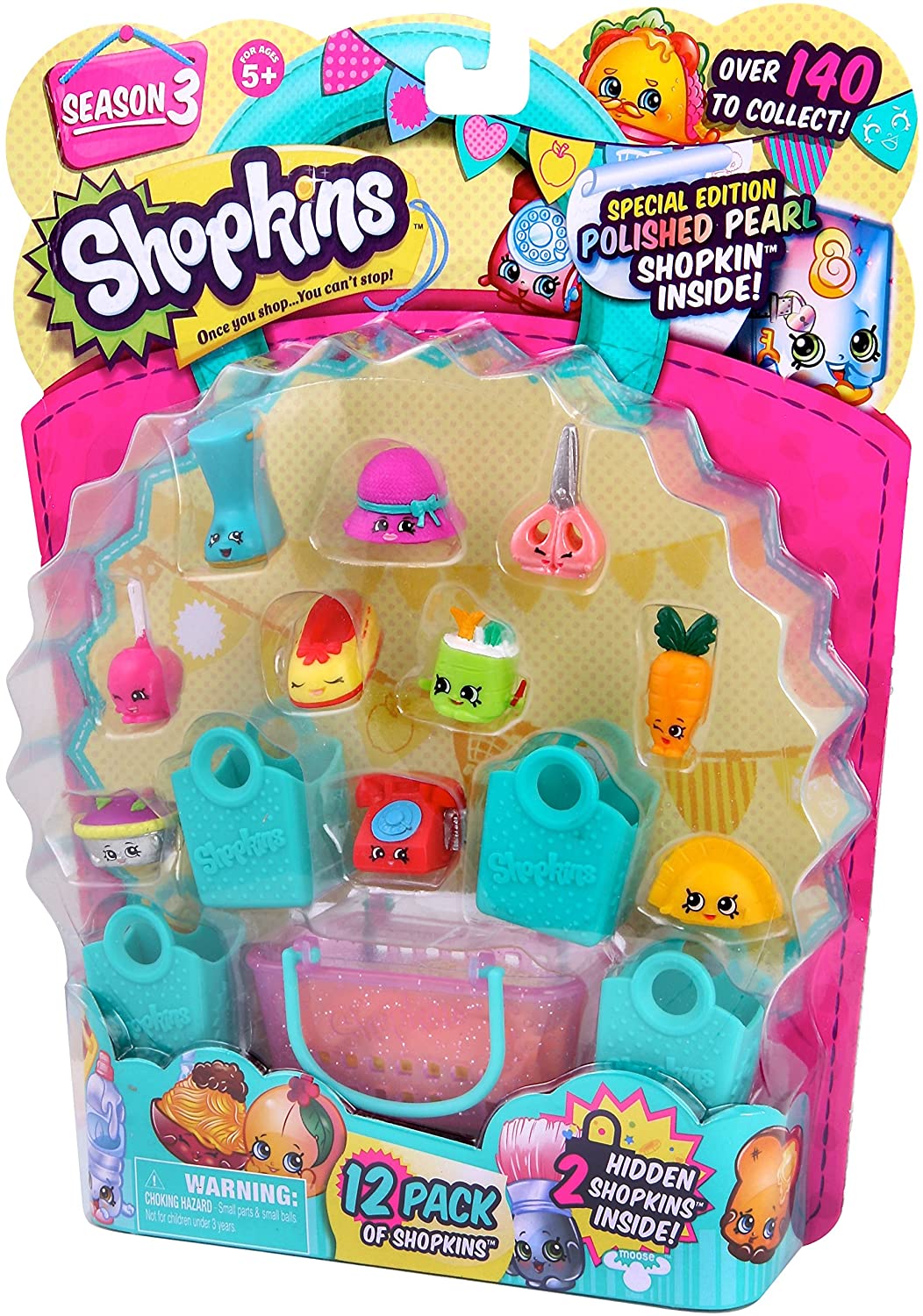 Shopkins Series 3 Mini Figure 12-Pack, Multi-colored - Image 2