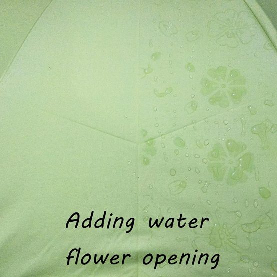 UV Umbrella for Women Umbrellas Ladies UV Parasol 8 Bones UV-Proof Sun Folding Umbrella in Summer (Apple Green) - Image 2