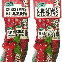 *NEW* 2 PACK GOODBOY CHRISTMAS DOG STOCKING FESTIVE CHRISTMAS TREATS TOYS 10210