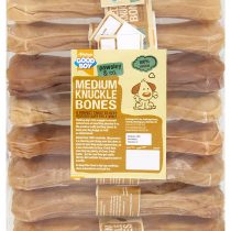 Good Boy Rawhide Knuckle Bones "MEDIUM" Dog Treats (Pack of 10)