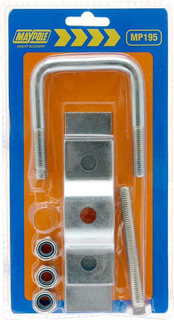 Maypole MP195 Universal Spare Wheel Carrier - chrome