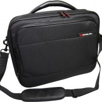 Monolith New Nylon Computer Case with Organiser and Document Pocket PU Trim for 17.4 inch Black Ref 2342