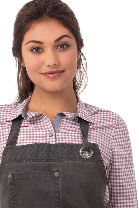 Chef Works Antique Chef's Bib Apron - Image 4
