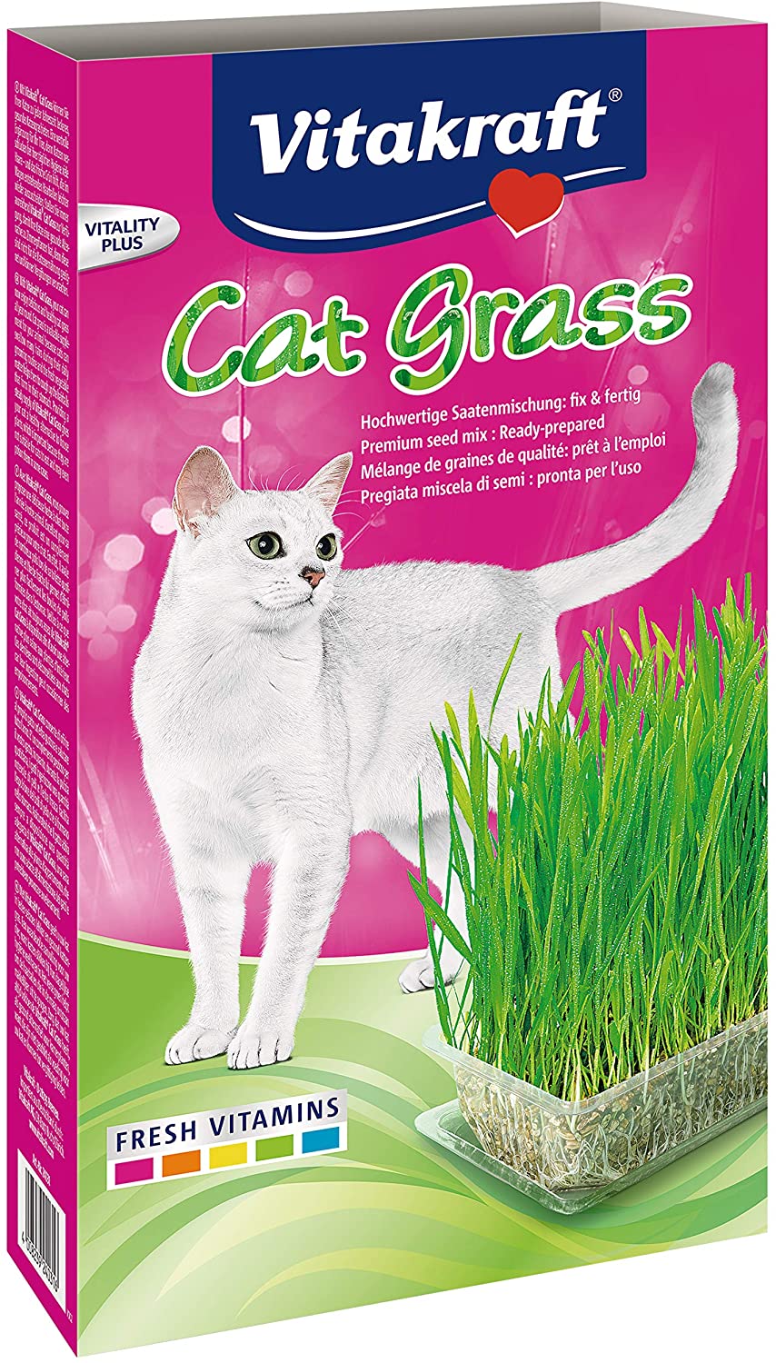 Vitakraft Cat Grass 120g, May Vary
