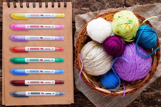 8 Whiteboard Markers by SmartPanda – Dual Tip, Medium and Fine – Dry Wipe, Perfect for Home, School or Office - 8 Set - Image 4