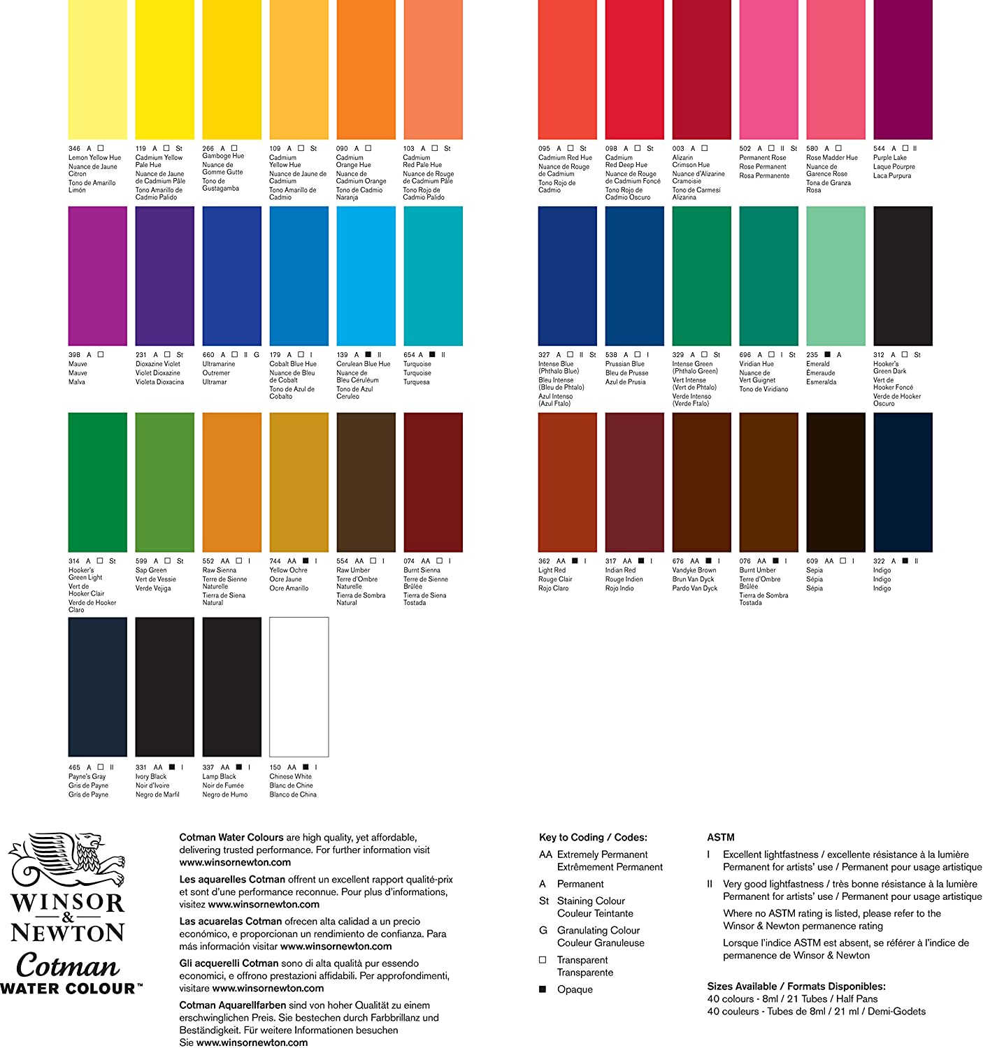 Winsor & Newton Cotman Water Colour Tube - Payne's Gray - 21 ml, 21 ml (Pack of 1) - Image 3