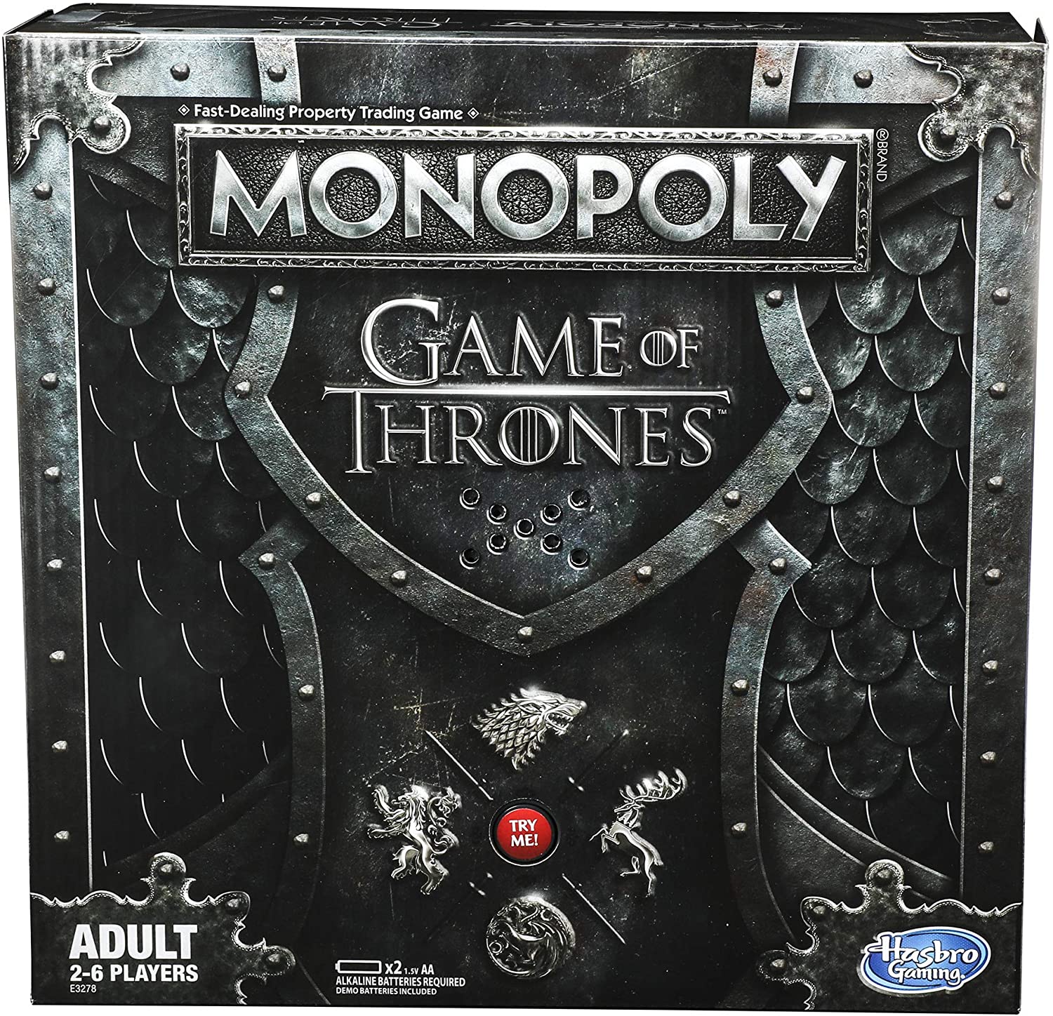Hasbro Gaming Monopoly Game of Thrones Board Game for Adults for 2 to 6 Players, Board Games for Adults (Amazon Exclusive)
