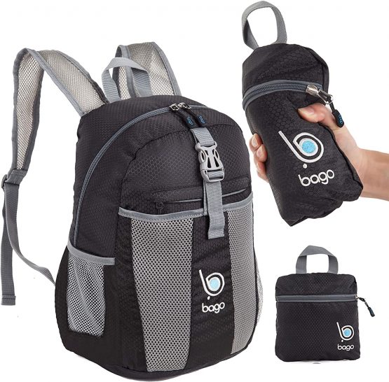 Bago 25L Lightweight Packable Backpack - Water Resistant Travel and Hiking Daypack - Foldable and Handy for Camping Outdoor Sports - Image 2