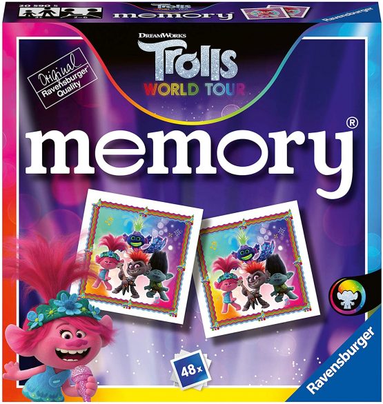 Ravensburger Trolls 2 World Tour Mini Memory Matching Picture Snap Pairs Game for Kids Age 3 Years Up - Image 4