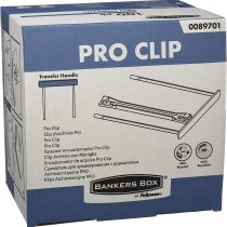 Bankers Box 0089701 ProClip Archive Clip 100 mm with Frame, 100% Recycled, White, 100 Pieces