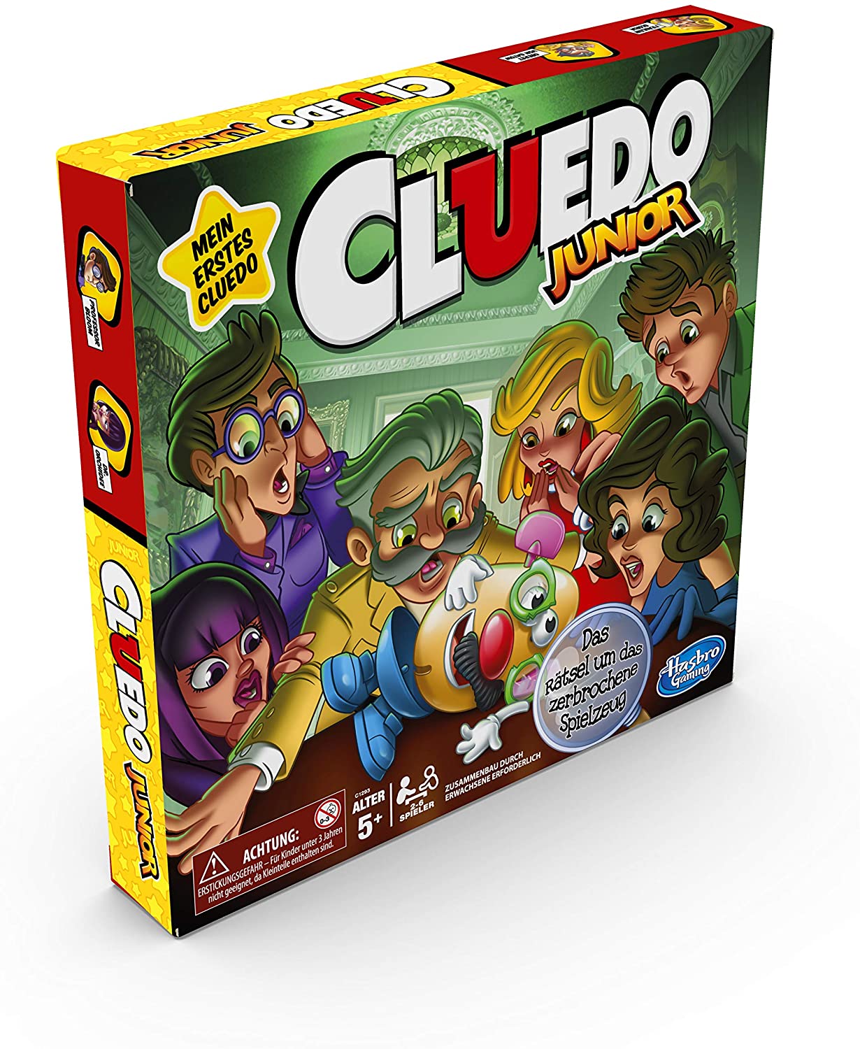 Hasbro Gaming C1293100 Junior Classic Detective Game Age 5+ (German), Multicolor, standard size - Image 4