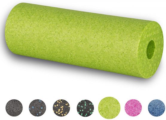 BODYMATE foam roller STANDARD medium-hard smooth 45 x 15 cm with free E-BOOK - many colours