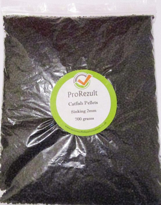PROREZULT 700g Pack of 2mm Sinking Catfish Pellets for all Tropical and Cold Water Fish Pleco, Cichlid