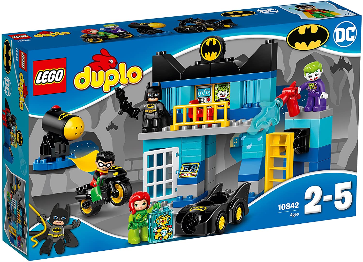 LEGO DC Comics 10842 Bat Cave Challenge Building Set, Mixed