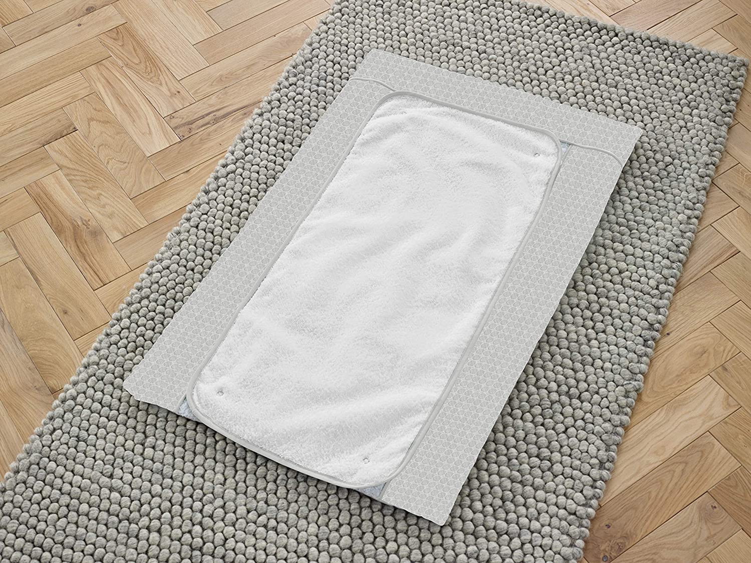 Clair de Lune Cotton Dream Changing Mat - White, 85 x 54 cm - Image 3