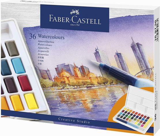 Faber-Castell Watercolour Paints, Multi, 1 Count (Pack of 1)