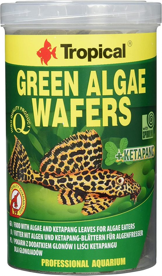 Tropical Green Algae Wafers Catfish Chips 1 Litre