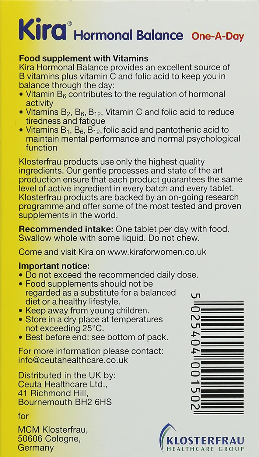 Kira Hormonal Balance Tablets 1 X 40 Tablets Bigamart