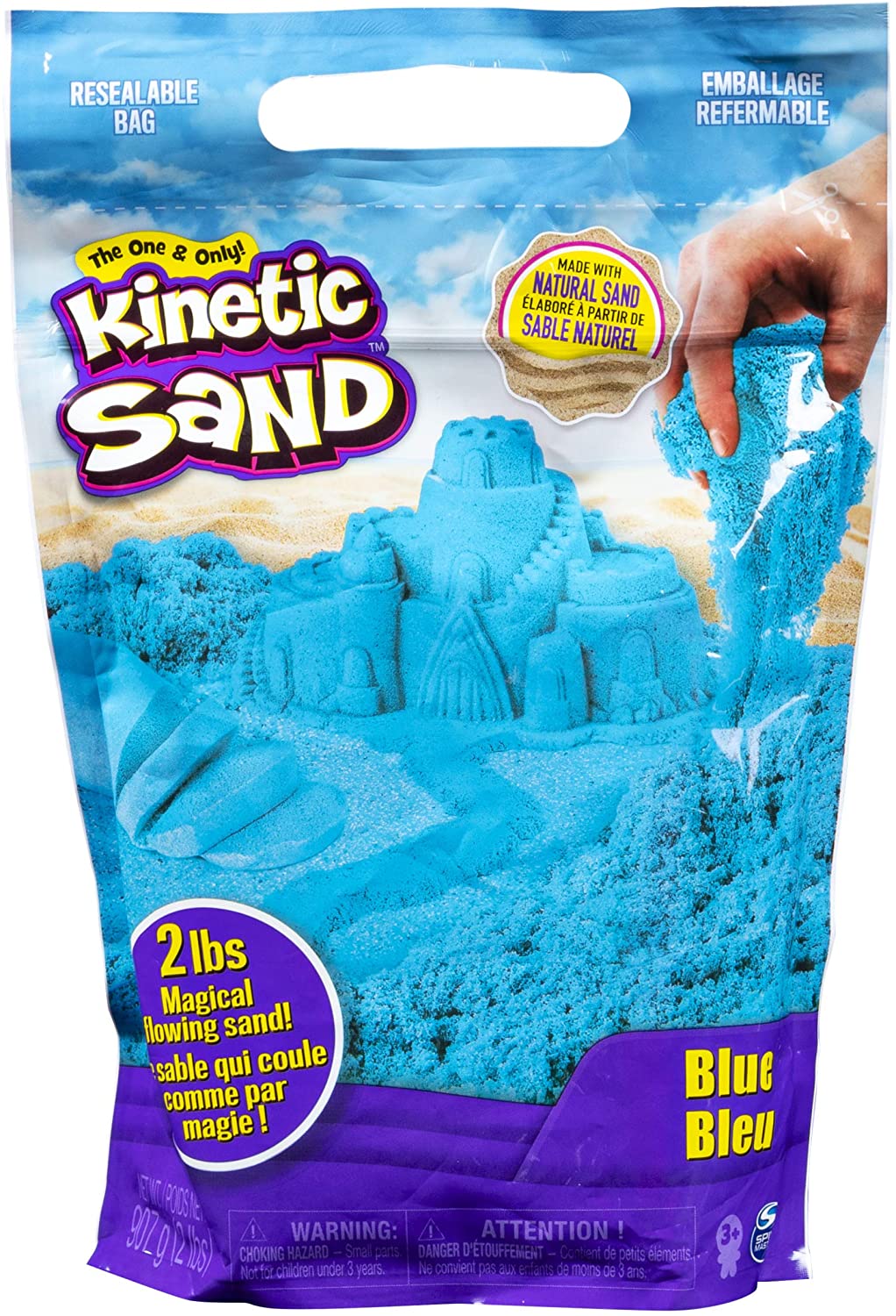 Kinetic Sand, 0.9 kg for Mixing Moulding and Creating, for Ages 3 and Up (Colours Ship At Random) (Styles Vary) - Image 4