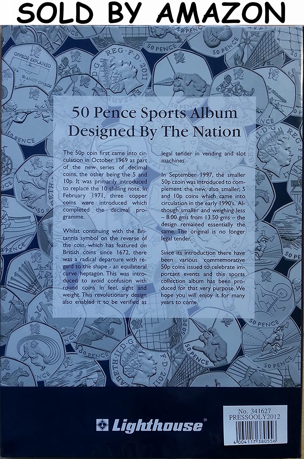 2012 London Olympic 50p Collectors Coin Album/Folder for 29 Coins & Completer Medallion - Lighthouse - Image 4