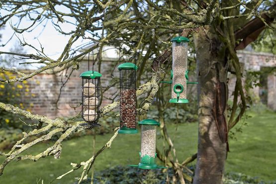 Gardman A01235 Flip Top Seed Feeder Bird, Green, 10 x 10 x 15 cm - Image 2