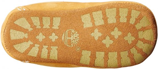 Timberland Crib Bootie with Hat (Infant), Unisex Kids Birth Shoes, Wheat Nubuck, 0 Child UK (14.5 EU) - Image 4