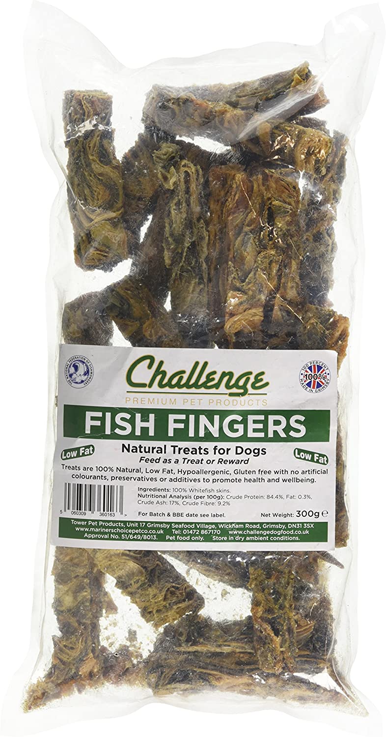 Challenge Jerky Fish Skin Dog Treats Fish Fingers, 1 Kg – BigaMart