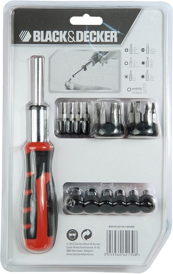 Black & Decker BDHT0-62130 Ratchet Screwdriver with Inserts - Image 4
