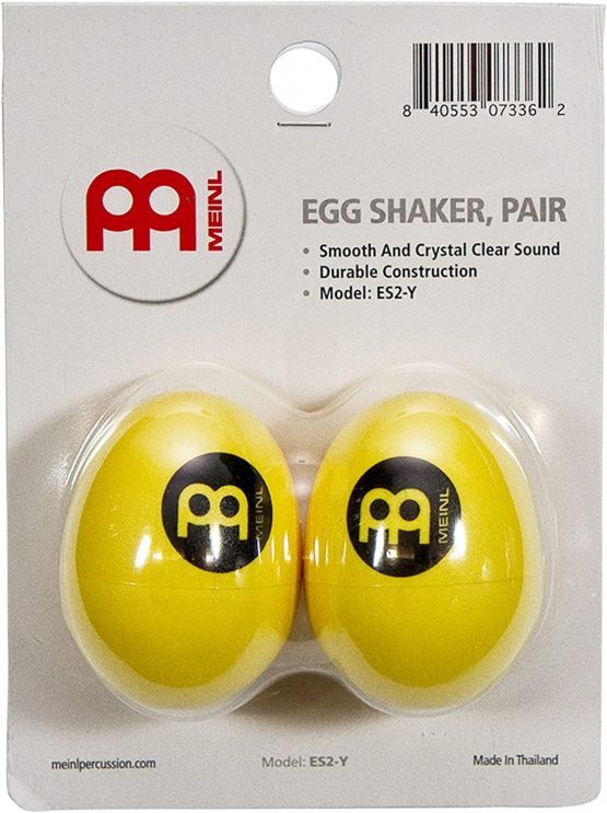 Meinl ES2-Y Plastic Egg Shaker - Yellow