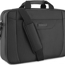 KROSER Laptop Bag 15.6 Inch Briefcase Laptop Shoulder Messenger Bag Water-Repellent Lightweight Urban Office Bag Business Carrying Handbag School Computer Bag for Men/Women-Black