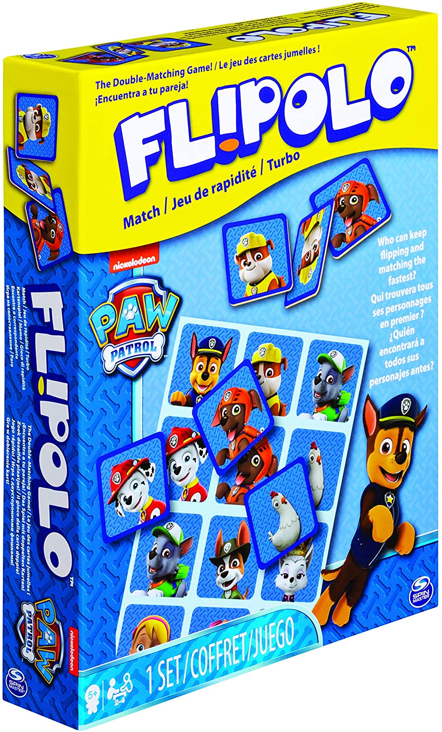 PAW Patrol Flipolo Matching Memory Game, Multicolor, Medium - Image 2