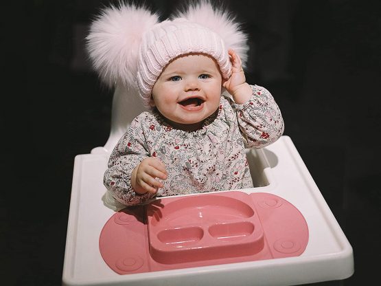EasyMat Mini Portable Silicone Baby Suction Plate by EasyTots | Lid and Carry Case Included | Travel Friendly | Perfect Placemat for High Chair Feeding & Baby Led Weaning (Dino) - Image 4