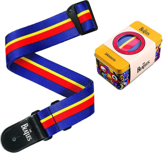 D'Addario Accessories Beatles Guitar Strap - Electric Guitar Strap, Acoustic Guitar Strap, Acoustic Electric Guitar Strap & Bass Guitar Strap - Yellow Submarine 50th Anniversary - John