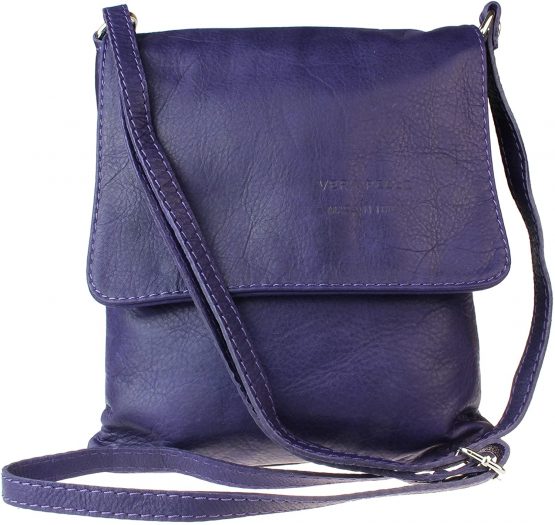 Girly Handbags Italian Leather Shoulder Bag Small Cross Body Messenger Soft Leather