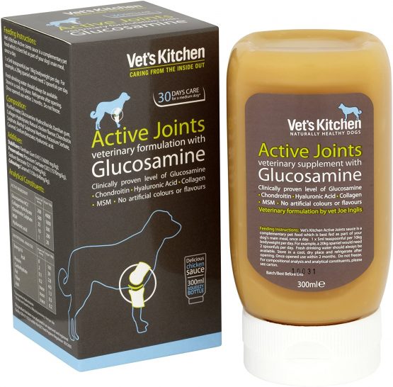 Vet's Kitchen - Healthy Joint Supplement - Gravy with Glucosamine - Advanced Nutrition for your Adult Dog - 300ml, clear