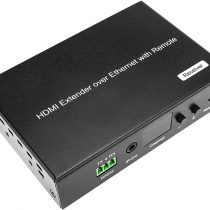 BeMatik HDMI Extender 1080p over Cat.5e Cat.6 Ethernet Cable 120m H.264 Remote Control Receiver (HB030)
